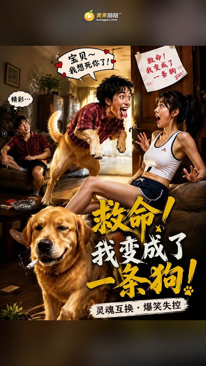 救命我变成了一条狗黄果短剧封面